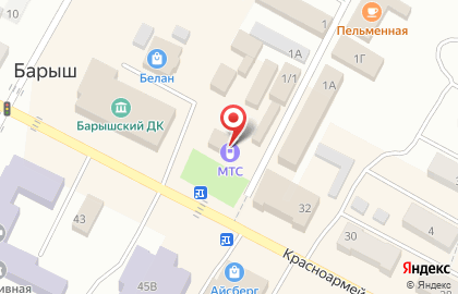 Салон связи МТС на Красноармейской улице на карте