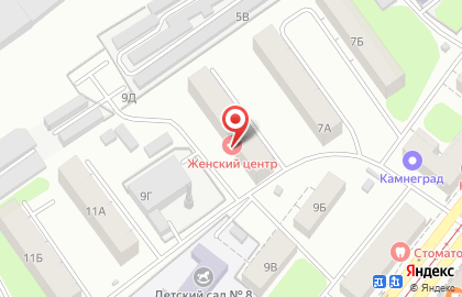 Клиника Женский центр на улице Чкалова на карте