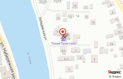 Мини-гостиница Тихая пристань в Ленинском районе на карте