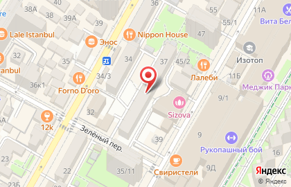 Нюанс на улице Островского на карте