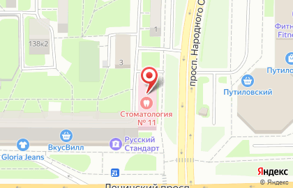 Райффайзенбанк на Ленинском проспекте на карте