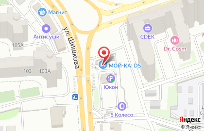 Автомойка самообслуживания Мой-ка! ds на улице Шишкова на карте