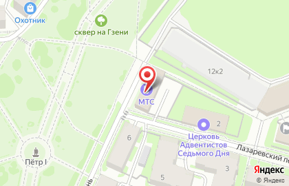 МТС на карте
