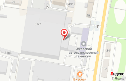 Автотехцентр на улице Гагарина на карте