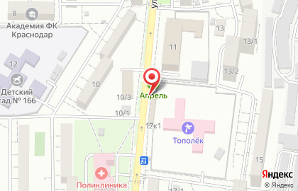 Фитнес-клуб Infit в Карасунском районе на карте