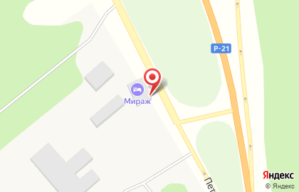 Мотель Мираж в Петрозаводске на карте