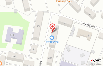 Магазин товаров смешанного типа на улице Мира на карте
