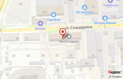 Технический центр В мире оптики на улице Спандаряна на карте
