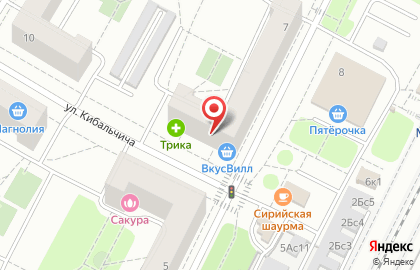 Магазин Добрынинский в Рижском проезде на карте