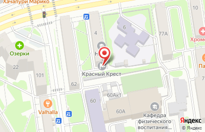 Общероссийская общественная организация Российский Красный Крест в Новосибирске на карте