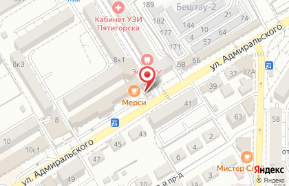 Кофейня Merci в Пятигорске на карте