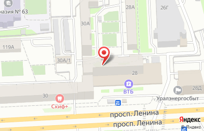 ООО Агентство воздушных сообщений на проспекте Ленина на карте