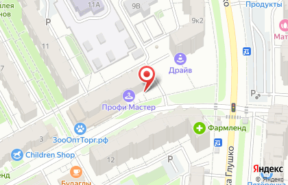Цветочный магазин в Казани на карте
