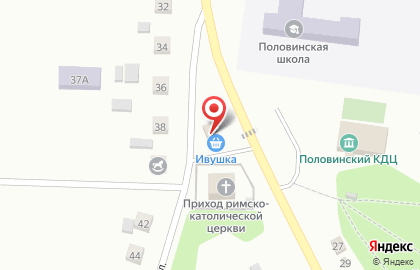 Магазин Ивушка на Центральной улице на карте