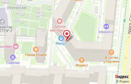 Парикмахерская Чик-Чик в Санкт-Петербурге на карте