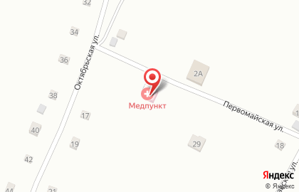 Анучинская центральная районная больница на Первомайской улице на карте