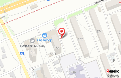 Светофор, ООО Торгсервис 24 на Аральской улице на карте