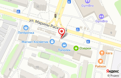 Киоск фастфудной продукции Мастер Гриль на улице Марины Расковой на карте
