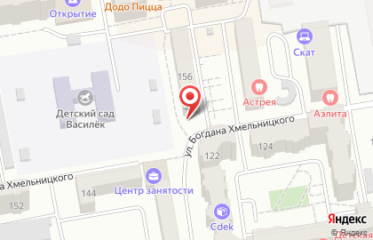 Библиотека №12 на улице Богдана Хмельницкого на карте