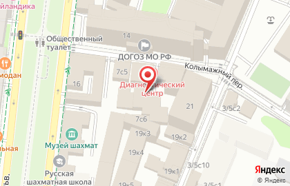 Лечебно-диагностический Центр Генштаба на карте