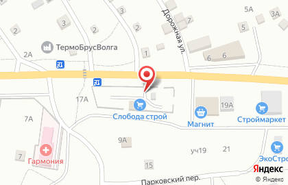 Торговая компания СлободаСтрой в Волгограде на карте