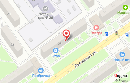 Социальное ателье в Автозаводском районе на карте
