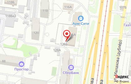 Автостоянка в Барнауле на карте