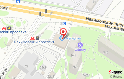 Химчистка-прачечная Идеал на метро Нахимовский проспект на карте