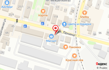 Аптечный пункт Бережная аптека на улице Ленина на карте