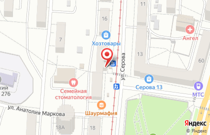 Мини-маркет Каравай в Ленинском районе на карте