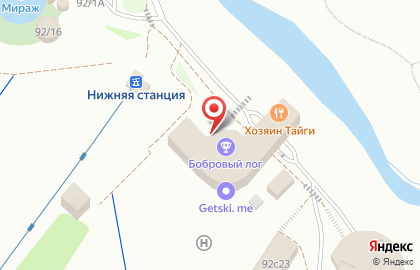 Красная палатка на Сибирской улице на карте