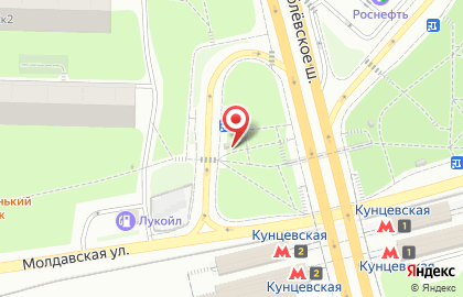Киоск печатной продукции Антарес на Молдавской улице на карте