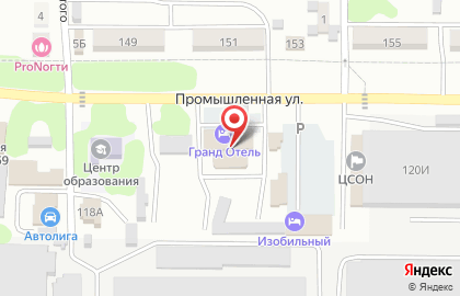 Гостиница Гранд-отель, гостиница на Промышленной улице на карте
