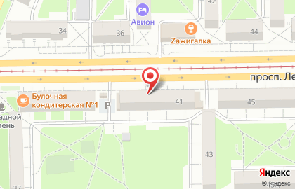Микрофинансовая компания Гудмани на проспекте Ленина, 41 на карте