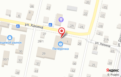 Мини-маркет Пятёрочка в Заводоуковске на карте