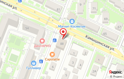 Квартирное бюро Ddom73 на Камышинской улице, 88 на карте