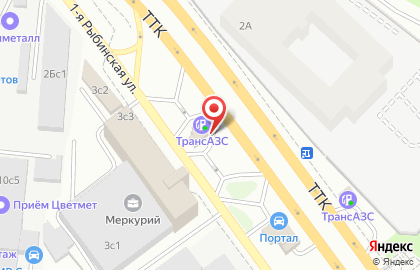 Автосервис Shell на 2-й Рыбинской улице на карте