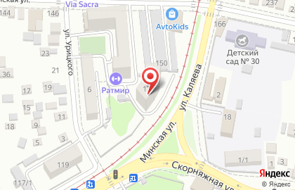 Компания ARV на Минской улице на карте