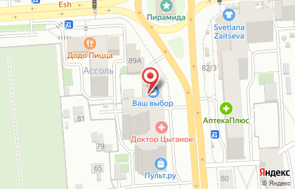 Ваш Выбор на Московском проспекте на карте