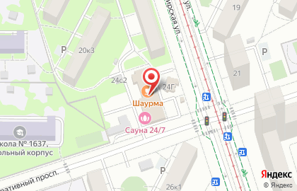 Кафе Уют в Москве на карте