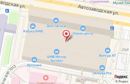 Интернет-магазин Галерея дверей на Автозаводской улице на карте