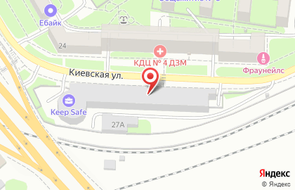 Антей на Киевской улице на карте