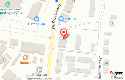 Фирменный магазин Ермолино на улице Будённого на карте