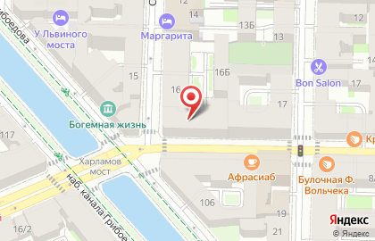 Бистро в Санкт-Петербурге на карте