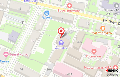 Охотничье общество Динамо на карте