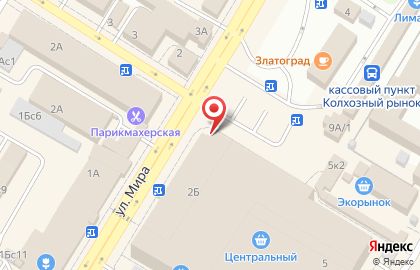 Магазин Ивановский текстиль на Мира на карте