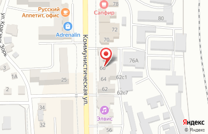 Бухгалтерско-юридическая фирма EDO-KONSALT на Коммунистической улице на карте