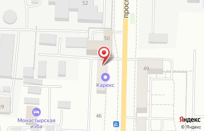 Торгово-сервисная компания Карекс на проспекте Ленина на карте