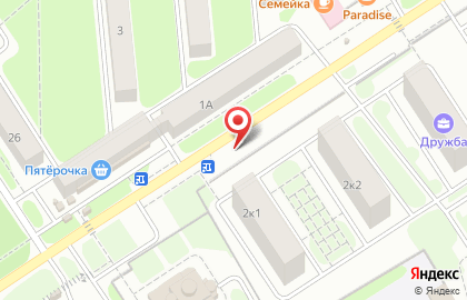 Служба доставки готовых блюд Magic Pizza в Новомосковске на карте