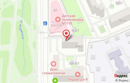 Химчистка Milano на Бартеневской улице на карте